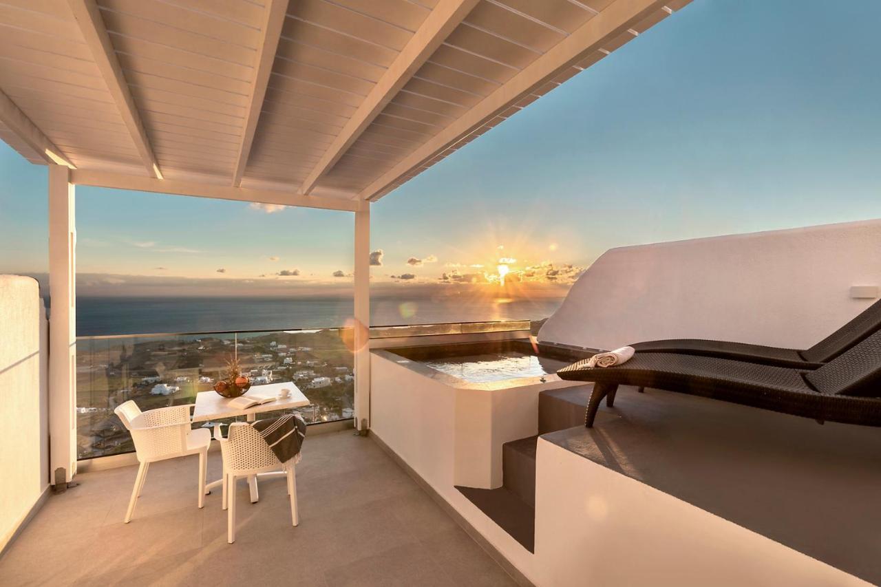 La Estrella 4 Suites With Sea View & 4 Prive Hot Tub Vourvoúlos Dış mekan fotoğraf