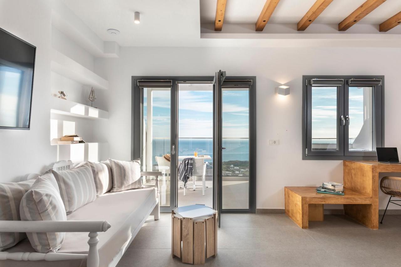 La Estrella 4 Suites With Sea View & 4 Prive Hot Tub Vourvoúlos Dış mekan fotoğraf