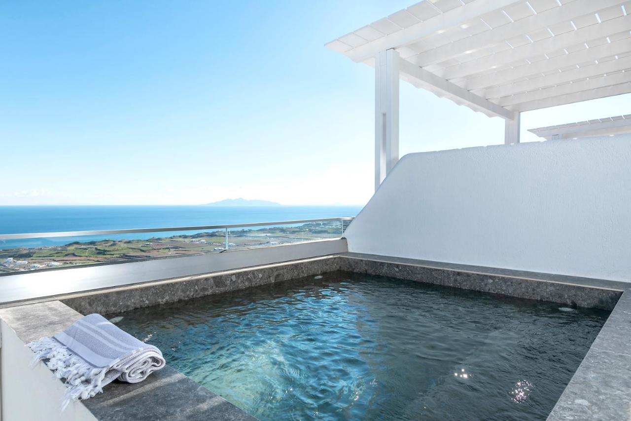 La Estrella 4 Suites With Sea View & 4 Prive Hot Tub Vourvoúlos Dış mekan fotoğraf